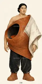 藏火行母·陶心火窑·正面 · 插画 图像