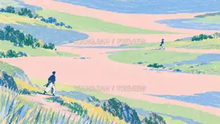 粉彩叠影 · 版画 AI 图像