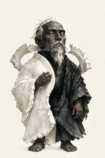 渡潮听客·盐壳藏声·Q版化身 · 插画 图像