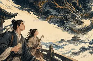 钱塘归云 · 插画 图像