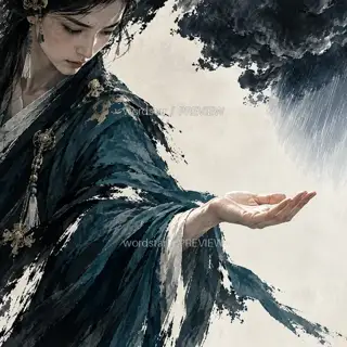 指尖无水 · 插画 图像