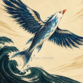 出水即是远行 · 插画 图像