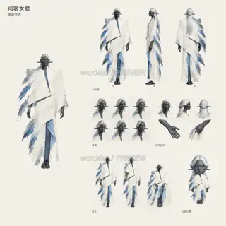 司雾女君·雾裁空衣·总览 · 插画 图像