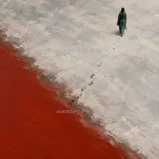 赤水留在身后 · 插画 图像