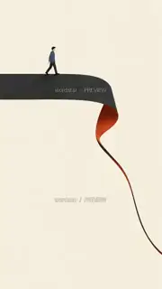 路在脚下变薄 · 插画 图像