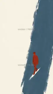走过一层颜色 · 插画 图像