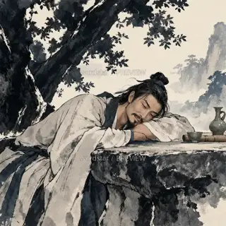 梦里微醺 · 插画 图像