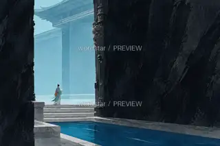 潮从门后起