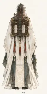 山岚藏主·宣传页原人物·背面 · 插画 图像