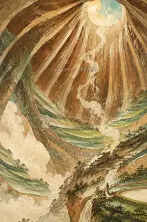 壳内炊烟 · 插画 AI 图像