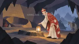 山路上的故事 294 · 纸艺 AI 图像