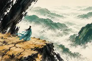 旱岸止步 · 插画 图像
