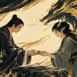信交到掌中 · 插画 图像