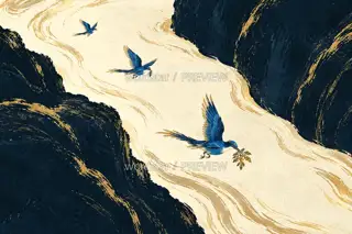 归巢前的风 · 插画 图像