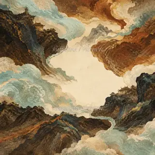 五层凝世 · 插画 AI 图像