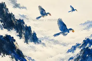 云隙三翼 · 插画 图像
