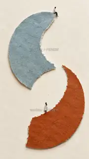 圆缺之间 · 插画 图像