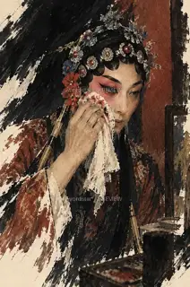 卸妆之后 · 插画 图像