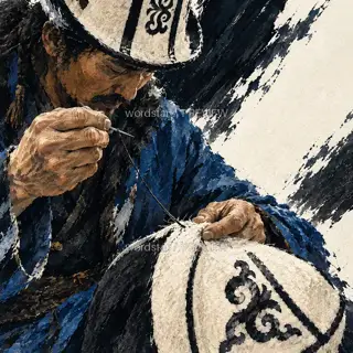 帽沿一针 · 插画 图像