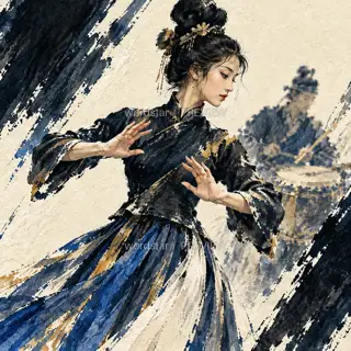 掌中拍节 · 插画 图像