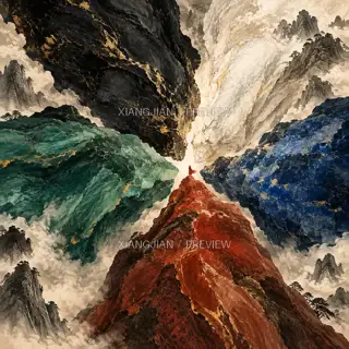 一缝待合 · 插画 AI 图像
