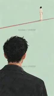 靠近之后 · 插画 图像