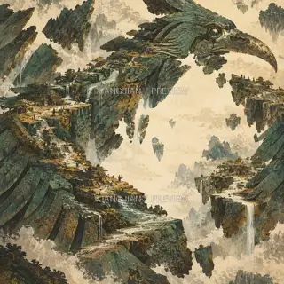 鸟影成洲