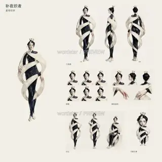 补夜织者·星骨织衣·总览 · 插画 图像