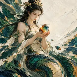 掌中五色 · 插画 图像