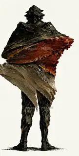 折山行者·错层山灵·背面修正 · 插画 图像