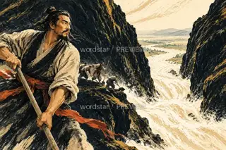 辟开山口 · 插画 图像