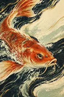 逆流的眼 · 插画 图像