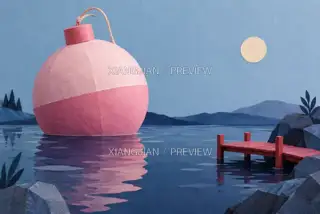 阅读与日常 203 · 插画 AI 图像