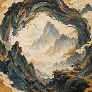 髻野环营 · 插画 AI 图像