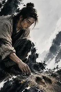 看见第一笔 · 插画 图像