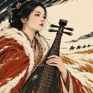 弦上故乡 · 插画 图像