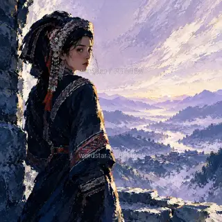 暮色仍回头 · 插画 图像