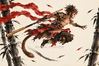 穿竹一跃