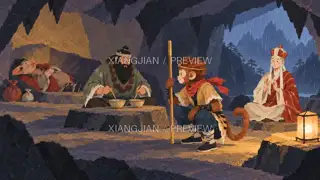 山路上的故事 301 · 纸艺 AI 图像