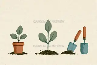 阅读与日常 033 · 插画 AI 图像