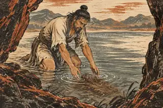 第一捧 · 版画 AI 图像