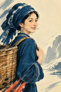 笑里有回声 · 插画 图像