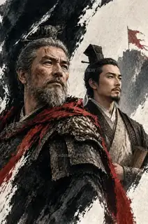 廉颇低眉 · 插画 图像