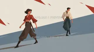 几何步履 · 插画 AI 图像