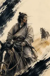归马在眼 · 插画 图像