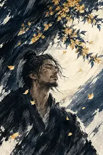 闻香闭眼 · 插画 图像