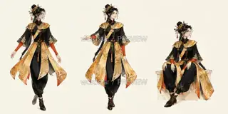 曜金乐师·踏歌唤昼·行止 · 插画 图像