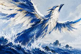 海上生翼 · 插画 图像