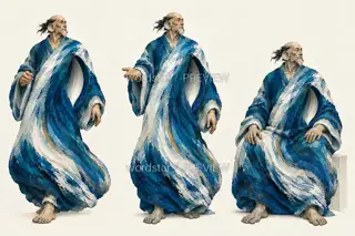 渡潮听客·潮腔听海·行止 · 插画 图像