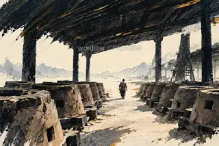 范场初曦 · 插画 图像